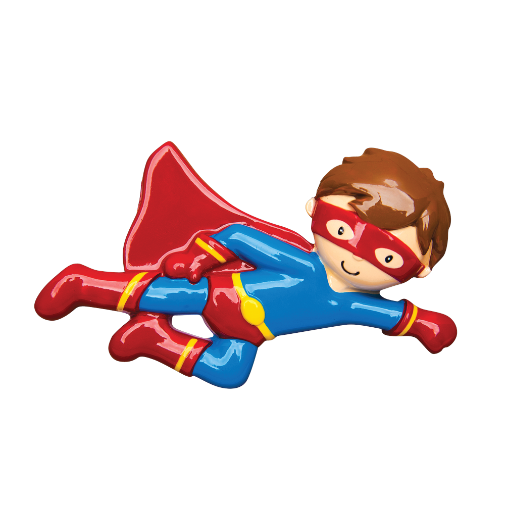 OR1466 - Super Hero Personalised Christmas Decoration