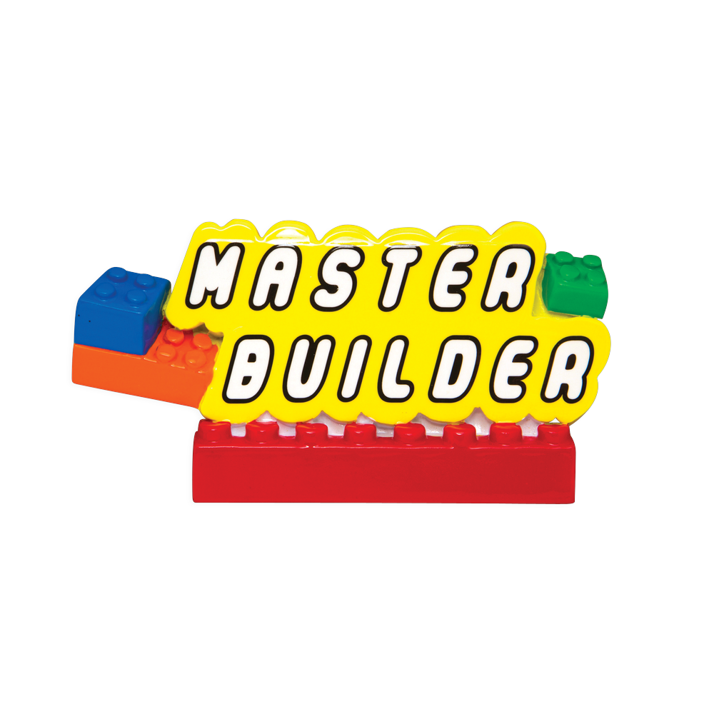 OR1579 - Master Builder Personalised Christmas Decoration