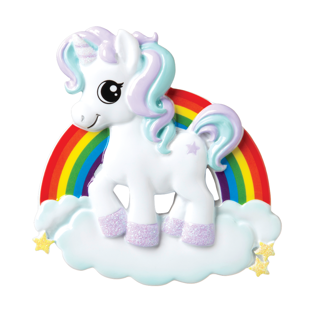 OR1652 - Unicorn Personalised Christmas Decoration