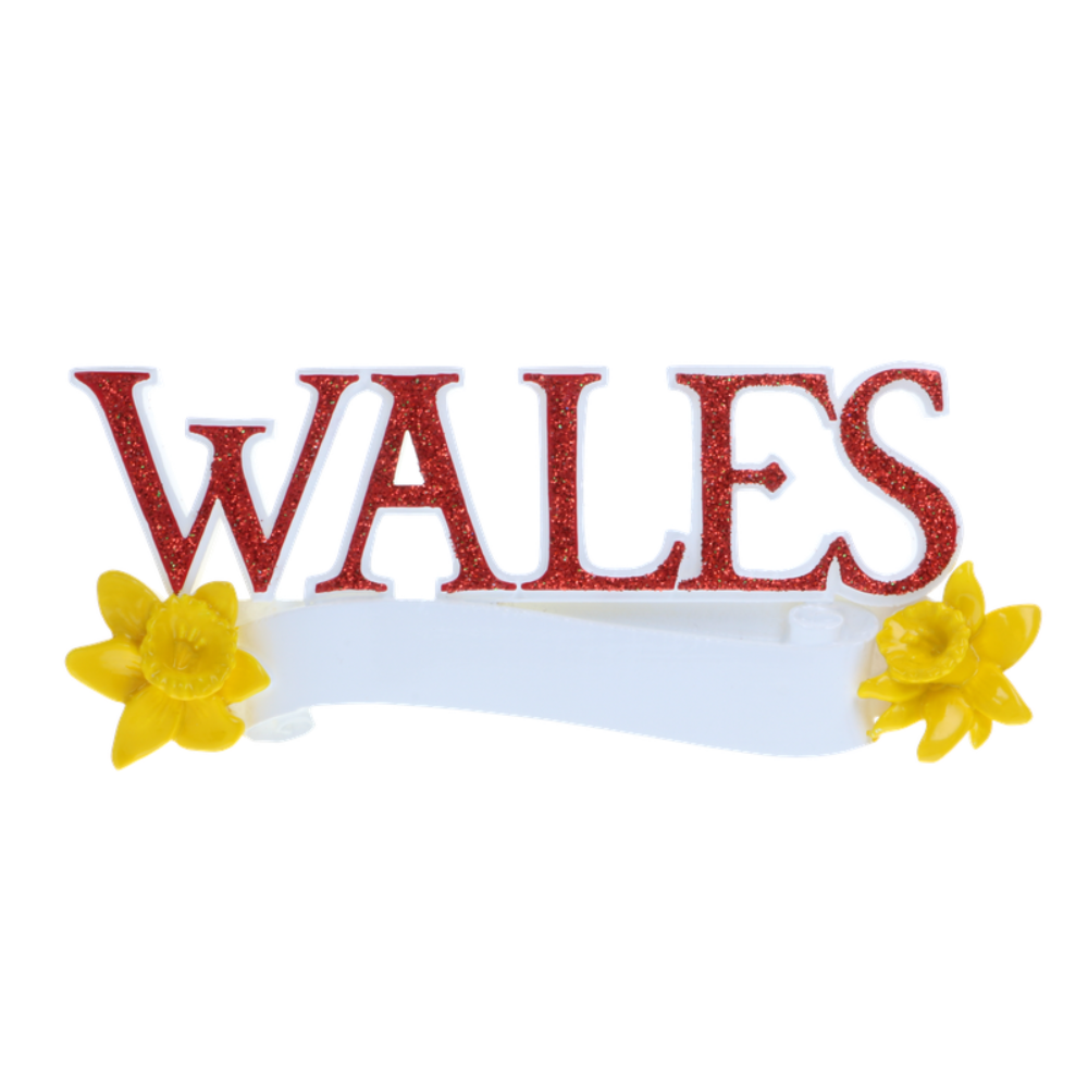 OR2160 - Wales Personalised Christmas Decoration