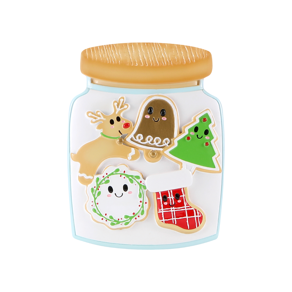 OR2462-5 - Cookie (Family of 5) Personalised Christmas Decoration