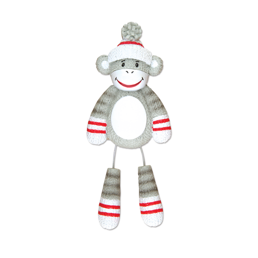 OR928 - Stuffed Monkey Personalised Christmas Decoration