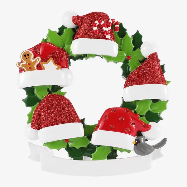 OR3082-5 - Santa Hat Family of Five