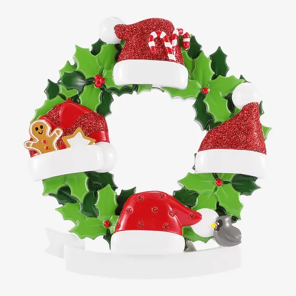 OR3082-4 - Santa Hat Family of Four