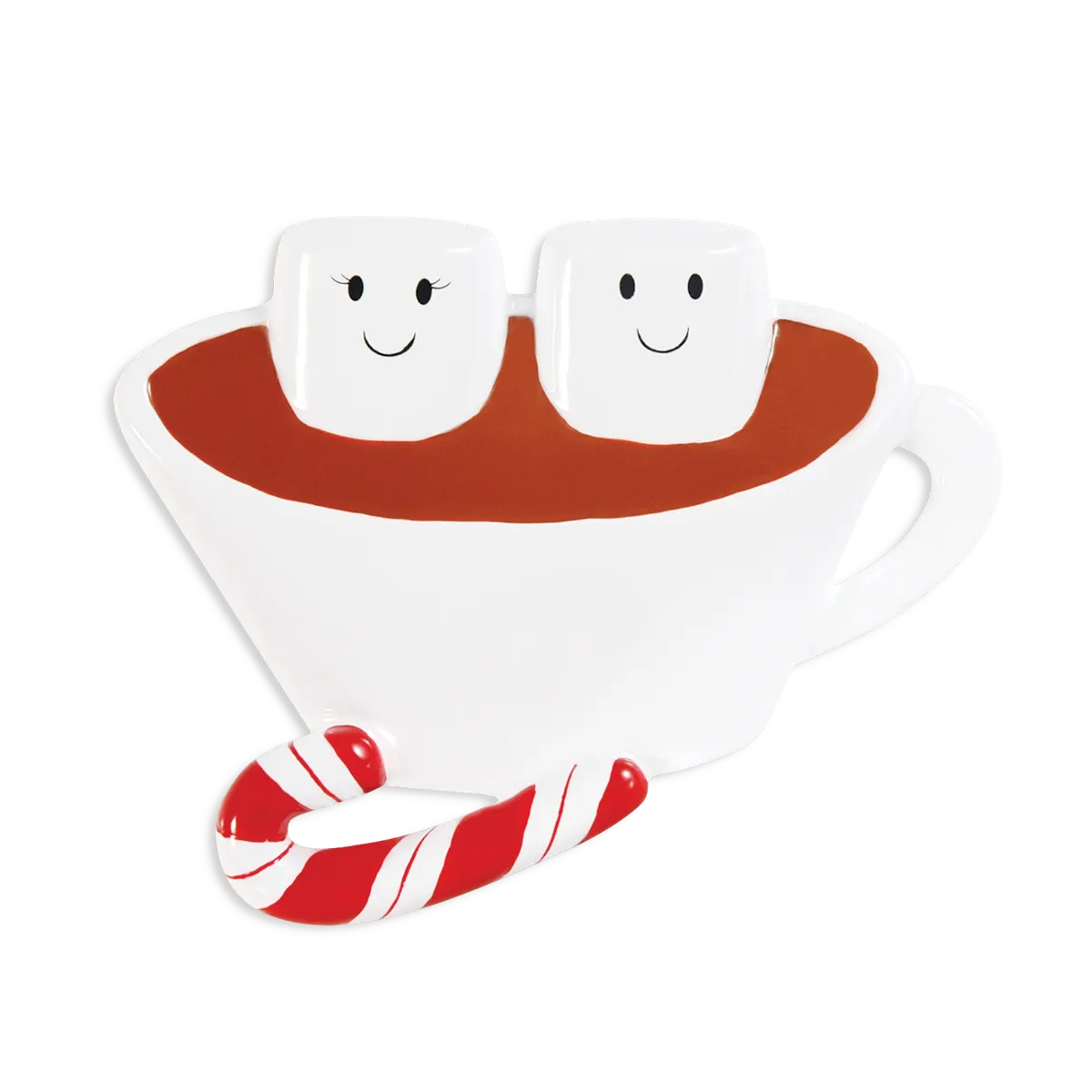 OR1213-2 - Hot Chocolate Family Couple Personalised Christmas Decoration