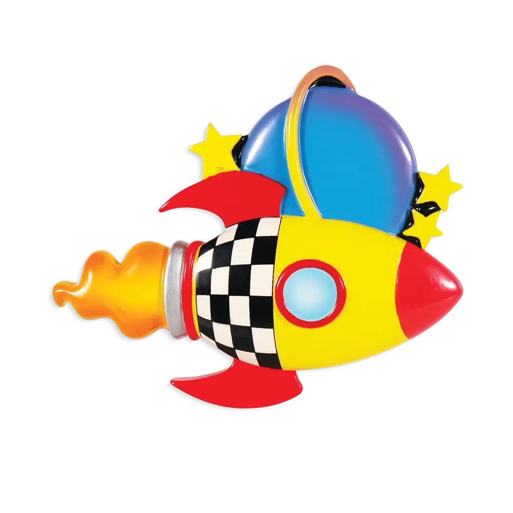 OR1350 - Rocket Personalised Christmas Decoration