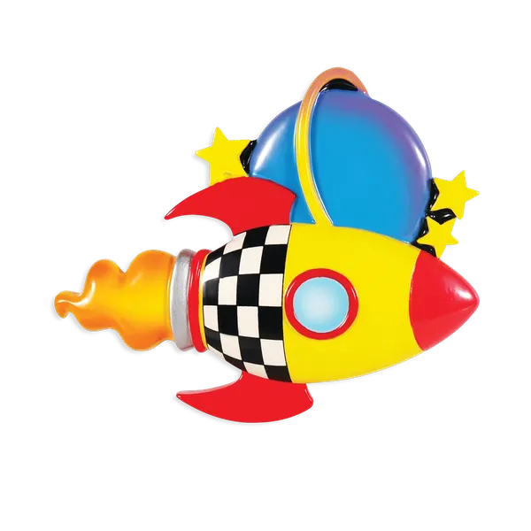OR1350 - Rocket Personalised Christmas Decoration
