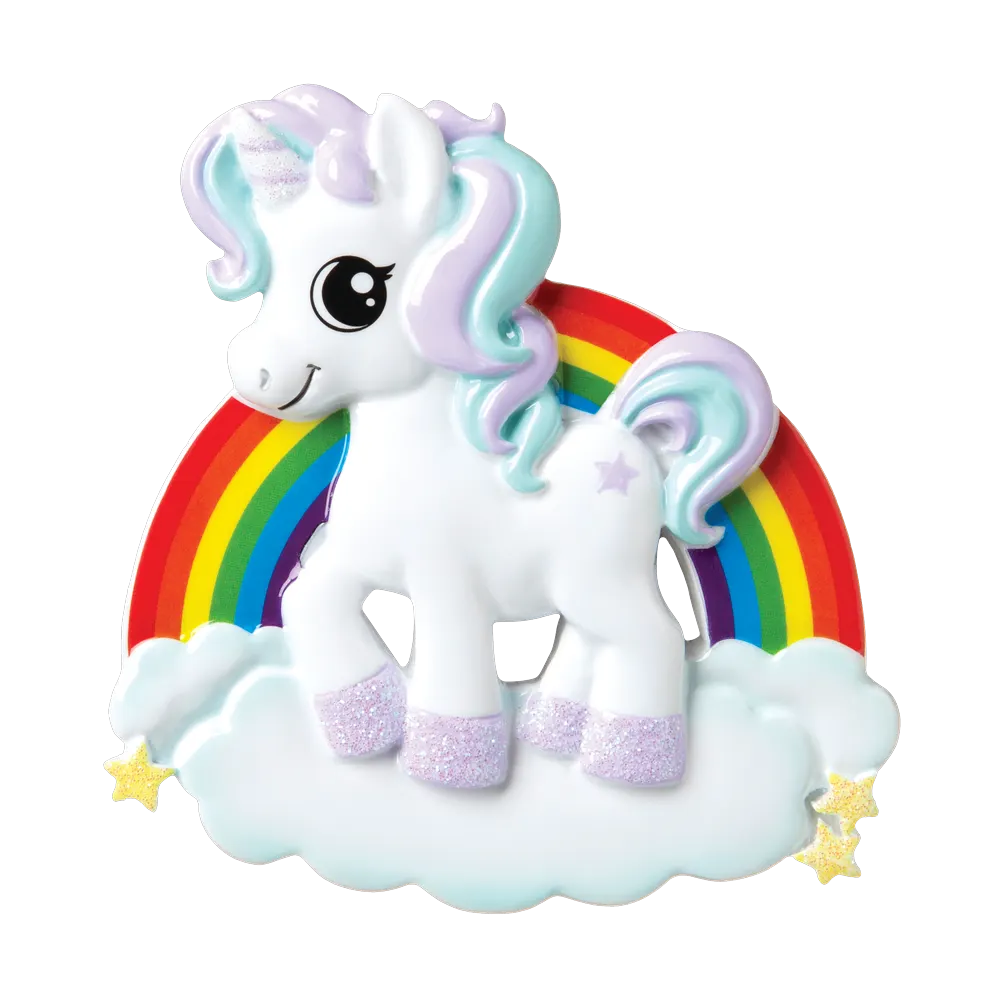 OR1652 - Unicorn Personalised Christmas Decoration