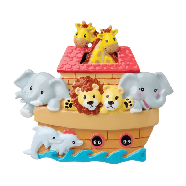OR1659 - Noah's Ark Personalised Christmas Decoration