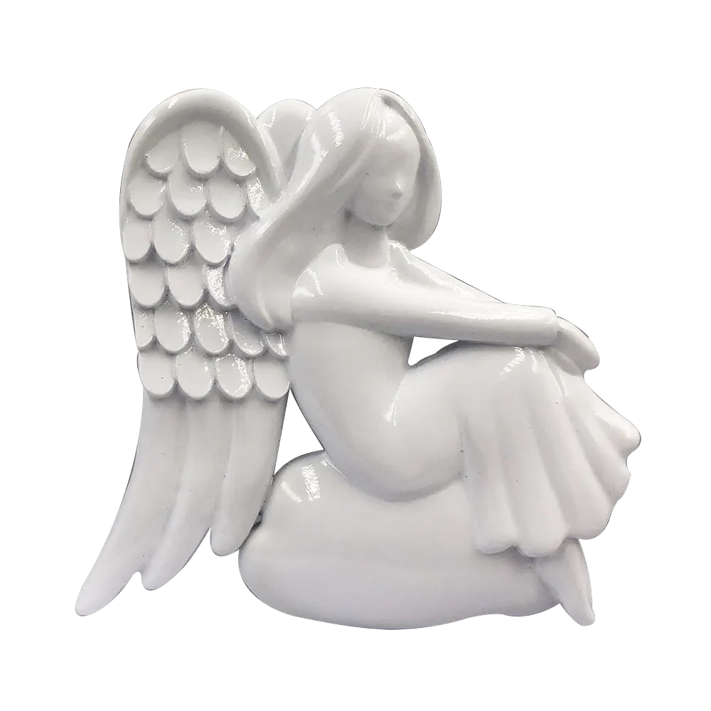 OR2124 - Sitting Modern Angel Personalised Christmas Decoration