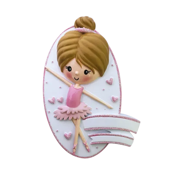 OR2193 - New Ballerina Girl Personalised Christmas Decoration