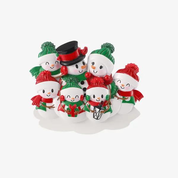 OR2255-7 - NEW SNOWMAN FAMILY OF 7