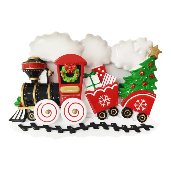 OR2397 - Nostalgic Train Personalised Christmas Decoration