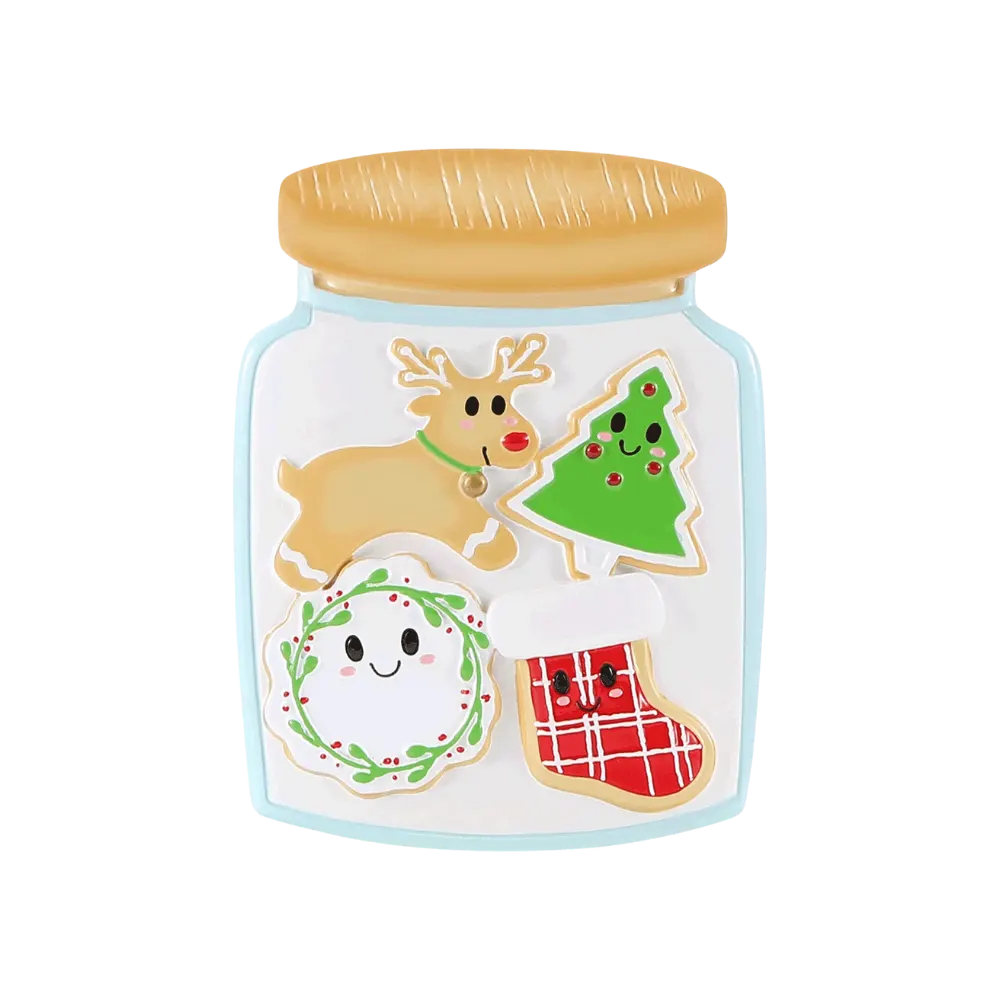OR2462-4 - Cookie (Family of 4) Personalised Christmas Decoration