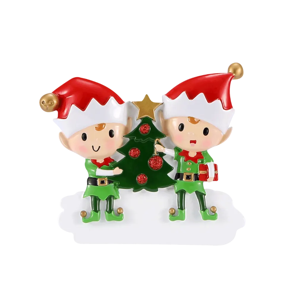 OR2464-2 - Elves Family of 2 Doing Things