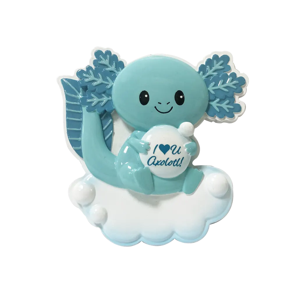 OR2490 - Axolotl Character Personalised Christmas Decoration