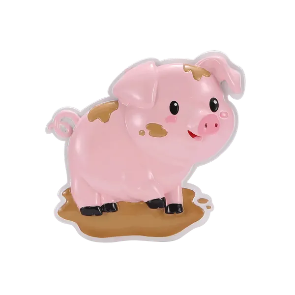 OR2495 - Pig Personalised Christmas Decoration