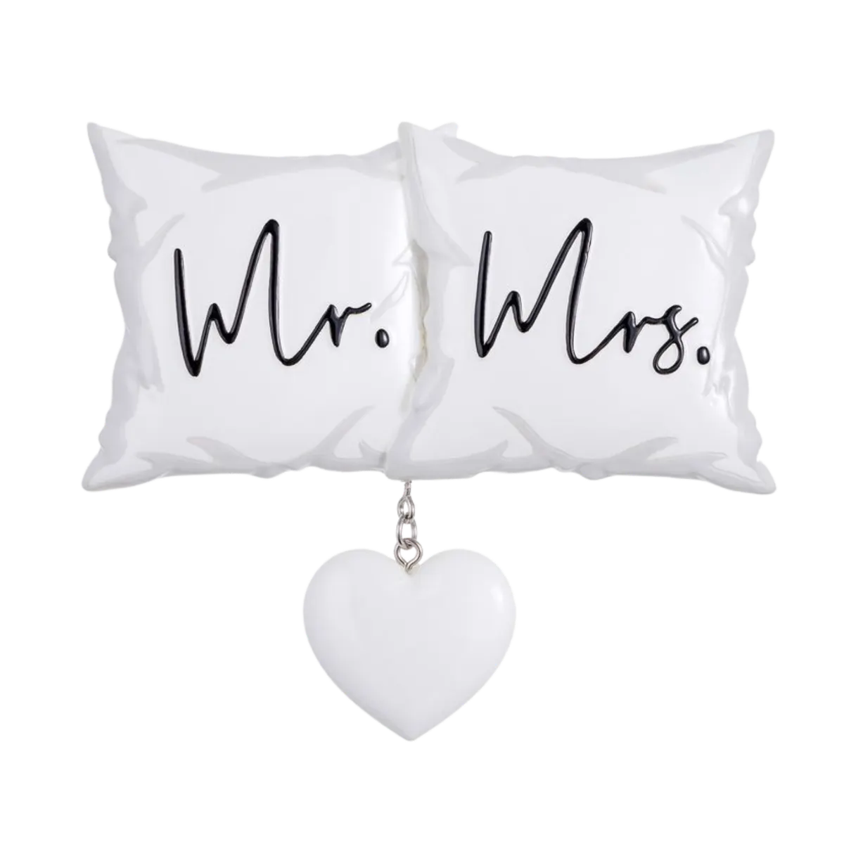 OR2516 - Mr. & Mrs. Pillows Personalised Christmas Decoration