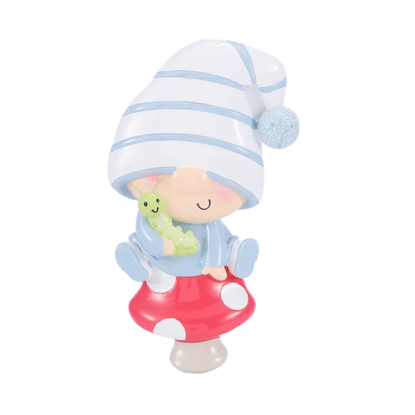 OR2539-B - Gnome Baby Boy Personalised Christmas Decoration