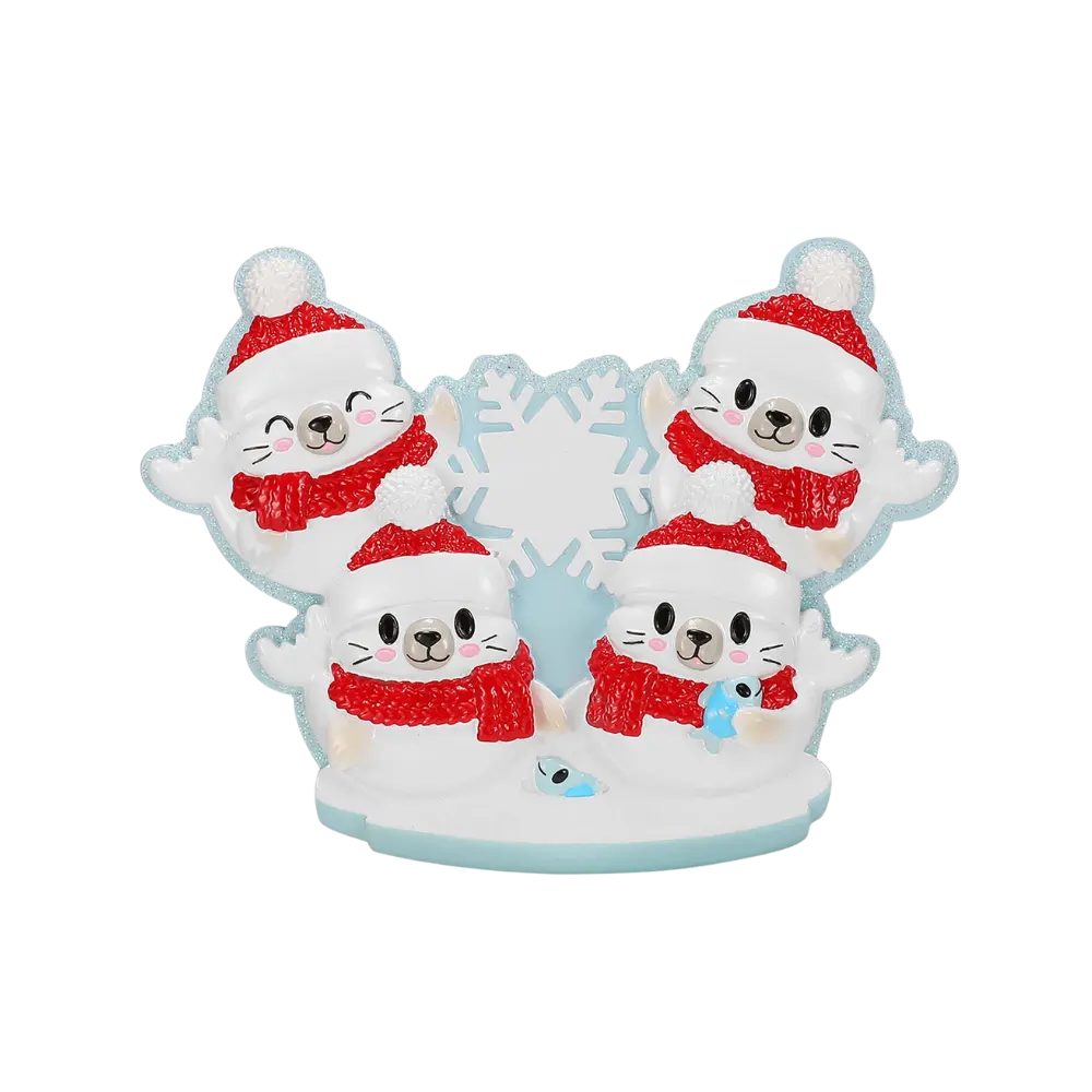 OR2663-4 - Arctic Seal Family of 4
