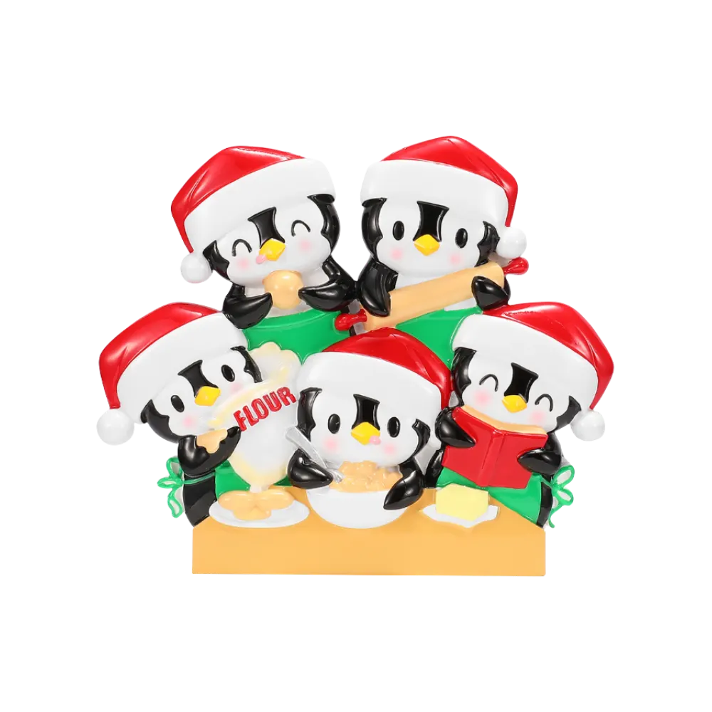 OR2664-5 - Penguin Baking Family of 5