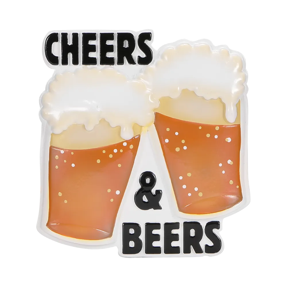 OR2717 - Couples - Cheers And Beers Personalised Christmas Ornaments
