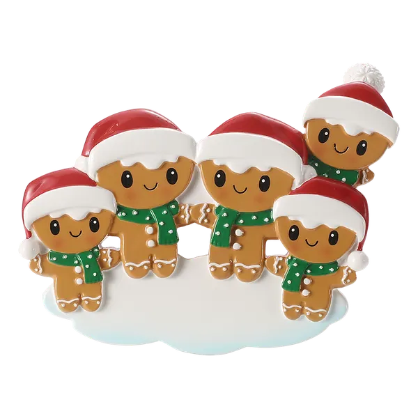 OR2719-5 - Gingerbread Family of 5