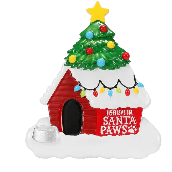 OR2760 - I Believe in Santa Paws Dog House
