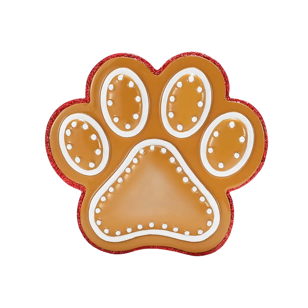 OR2767 - Gingerbread Paw Print