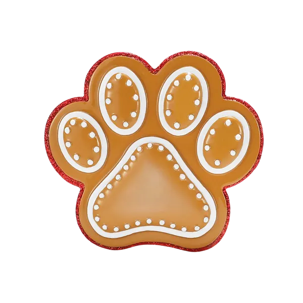 OR2767 - Gingerbread Paw Print