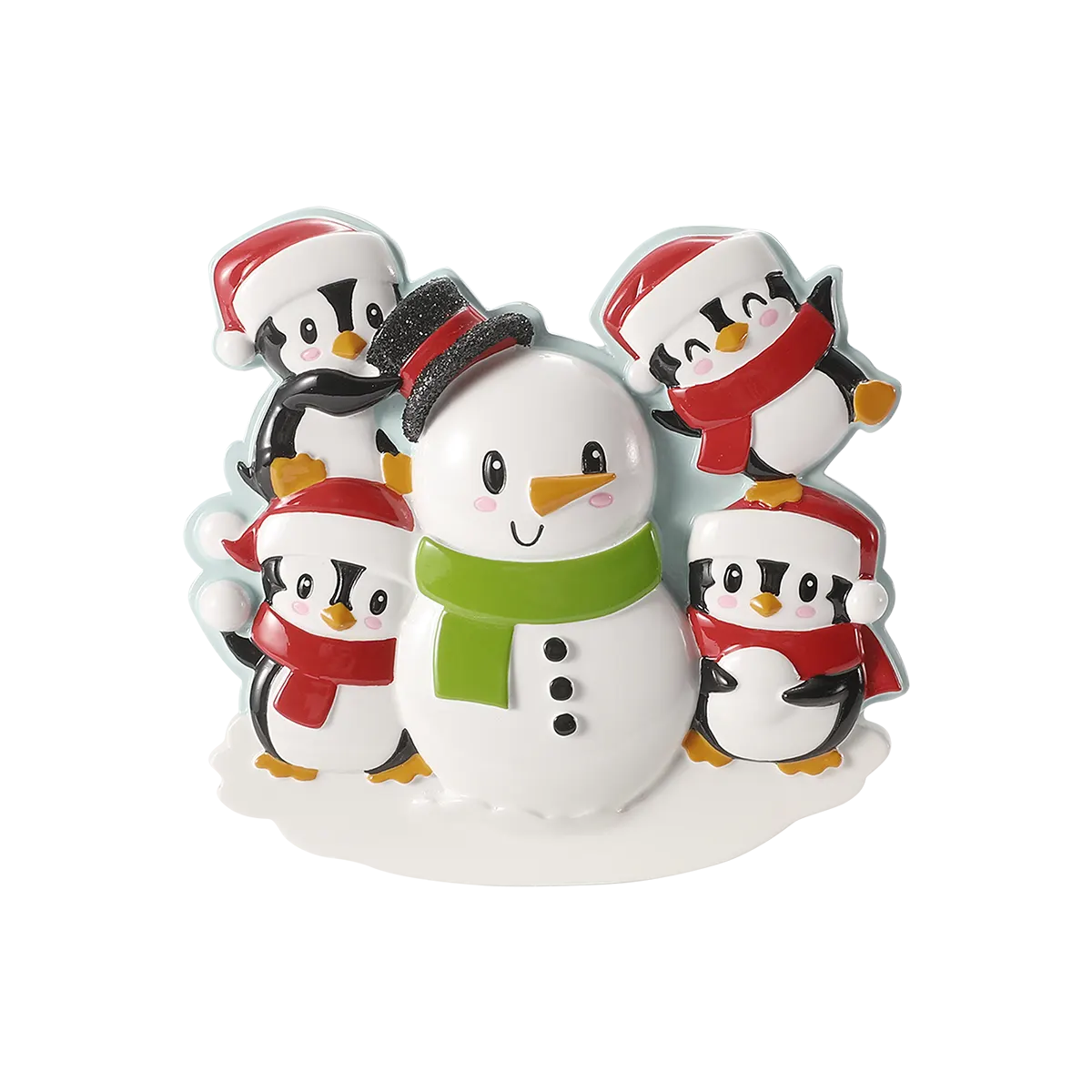 OR2907-4 - Penguins Building A Snowman - 4