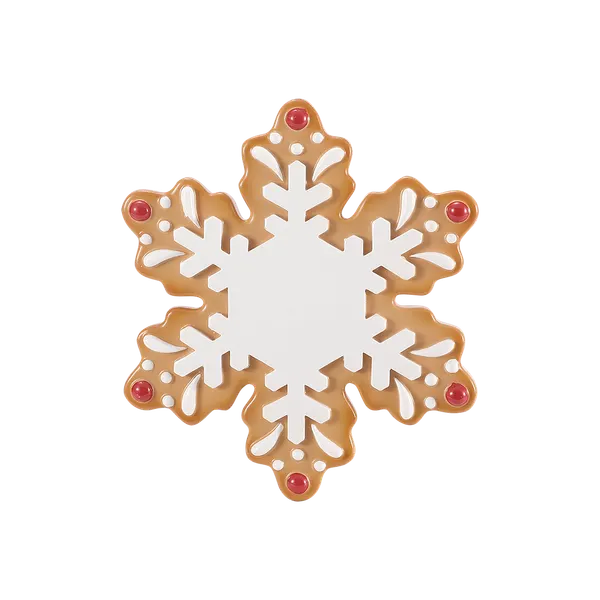 OR2995 - Gingerbread Snowflake