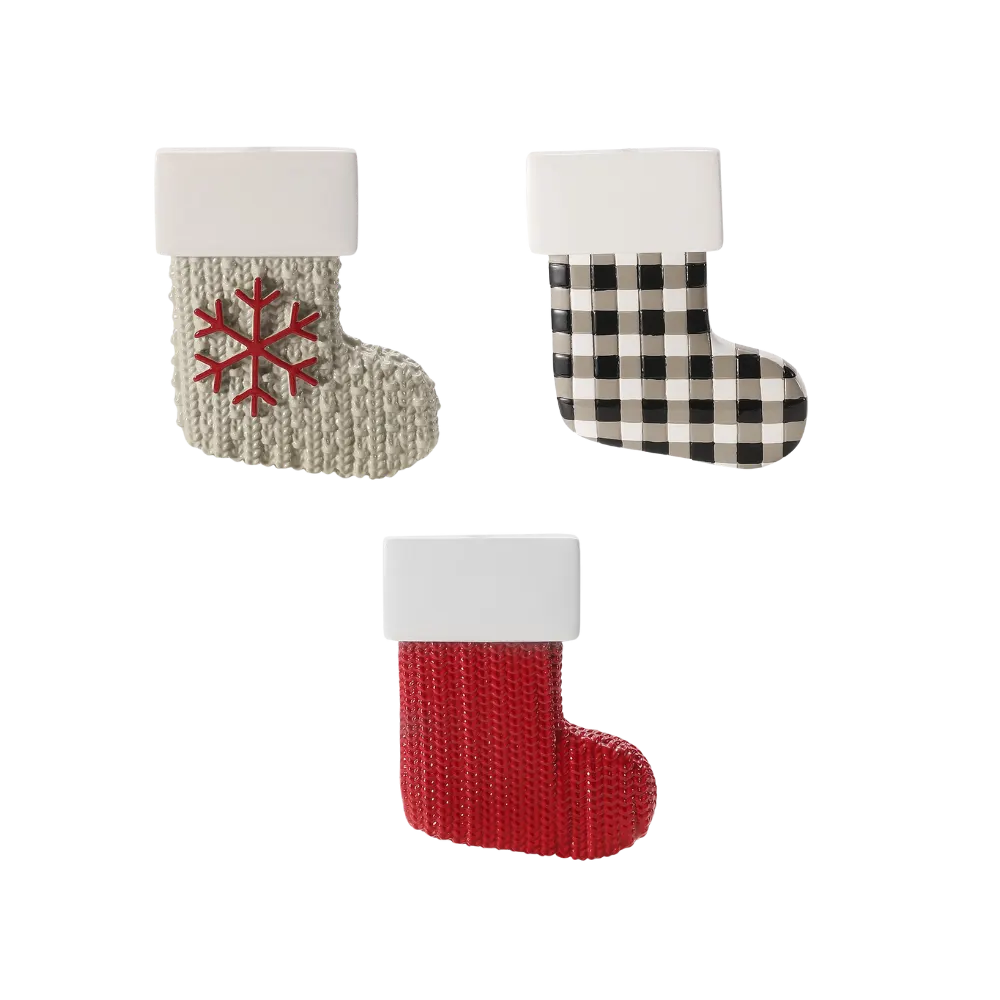 OR2997-A - Single Farmhouse Stocking (Assortment of 3)