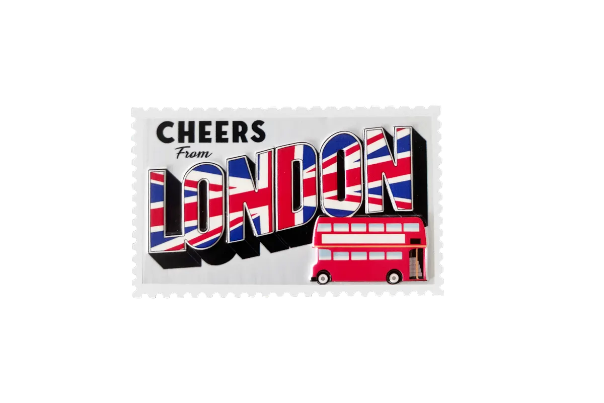 OR3077 - Updated London Postcard With Bus