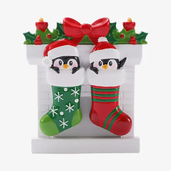 OR3084-2 - Mismatched Stocking Family of 2