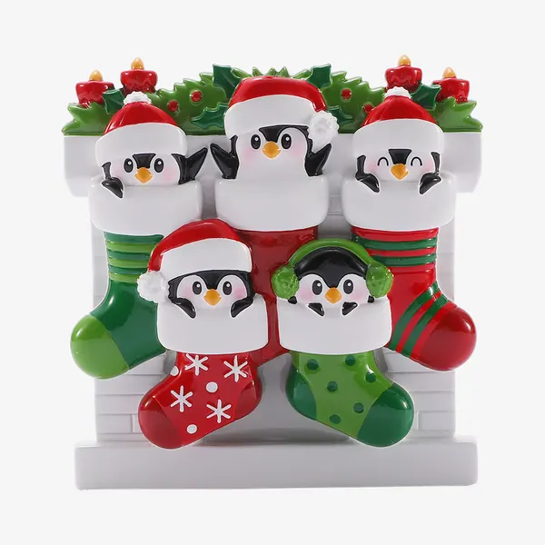 OR3084-5 - Mismatched Stocking Family of 5