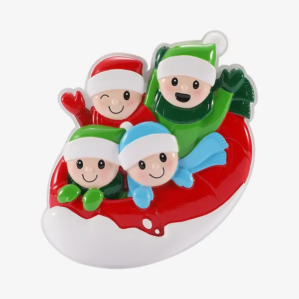 OR3085-4 - Snow Tubing Family of 4