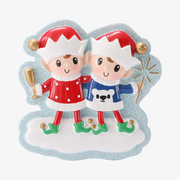 OR3086-2 - Elves in Sweaters Family of 2