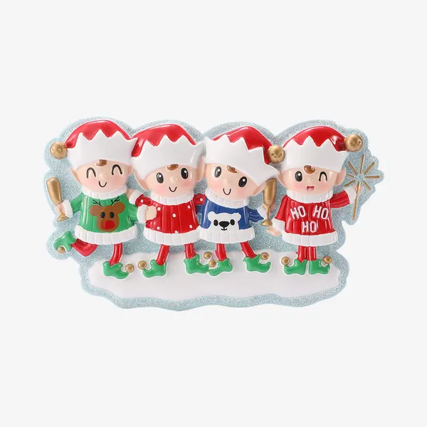 OR3086-4 - Elves in Sweaters Family of 2