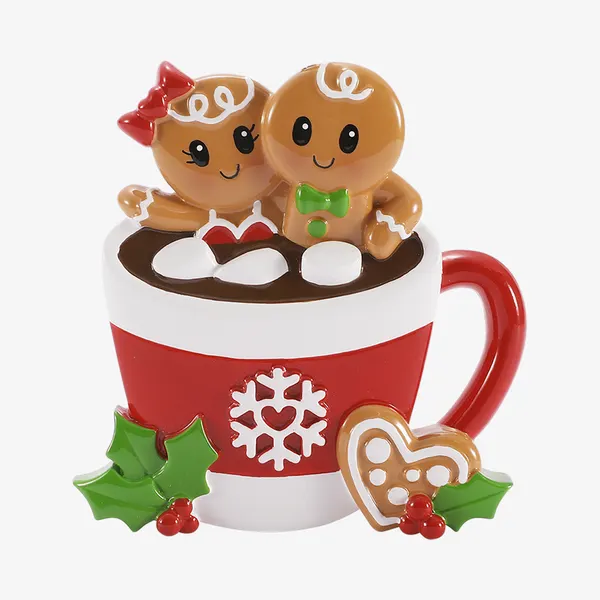 OR3102 - Gingerbread Couple in Hot Cocoa Mug