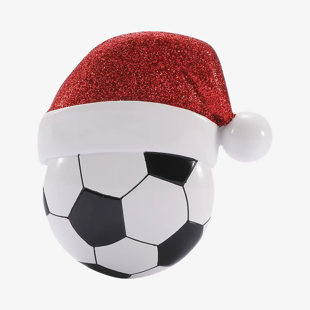 OR3110 - Soccer Ball with Santa Hat