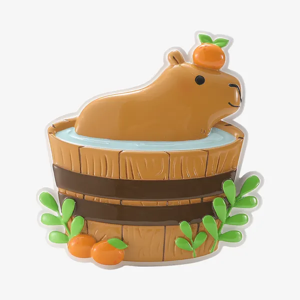 OR3126 - Capybara in Barrel Bath