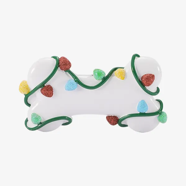 OR3142 - Dog Bone Wrapped in Lights