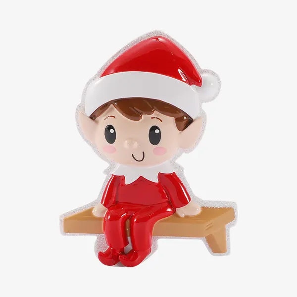 OR3151 - Christmas Elf Sitting On A Shelf