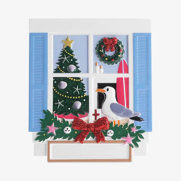 OR3181 - Coastal Home Christmas Window