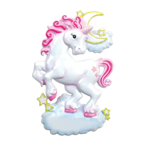 OR813 - Unicorn Personalised Christmas Decoration
