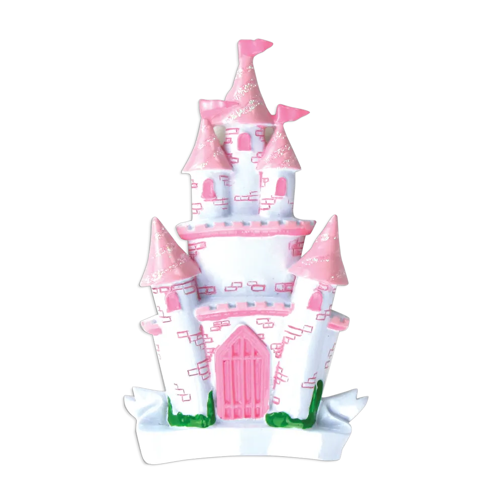 OR815 - Princess Castle Personalised Christmas Decoration
