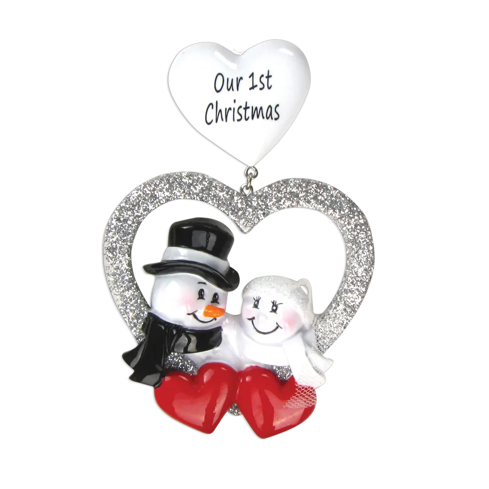 OR888 - Wedding Personalised Christmas Decoration