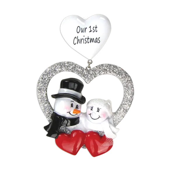 OR888 - Wedding Personalised Christmas Decoration