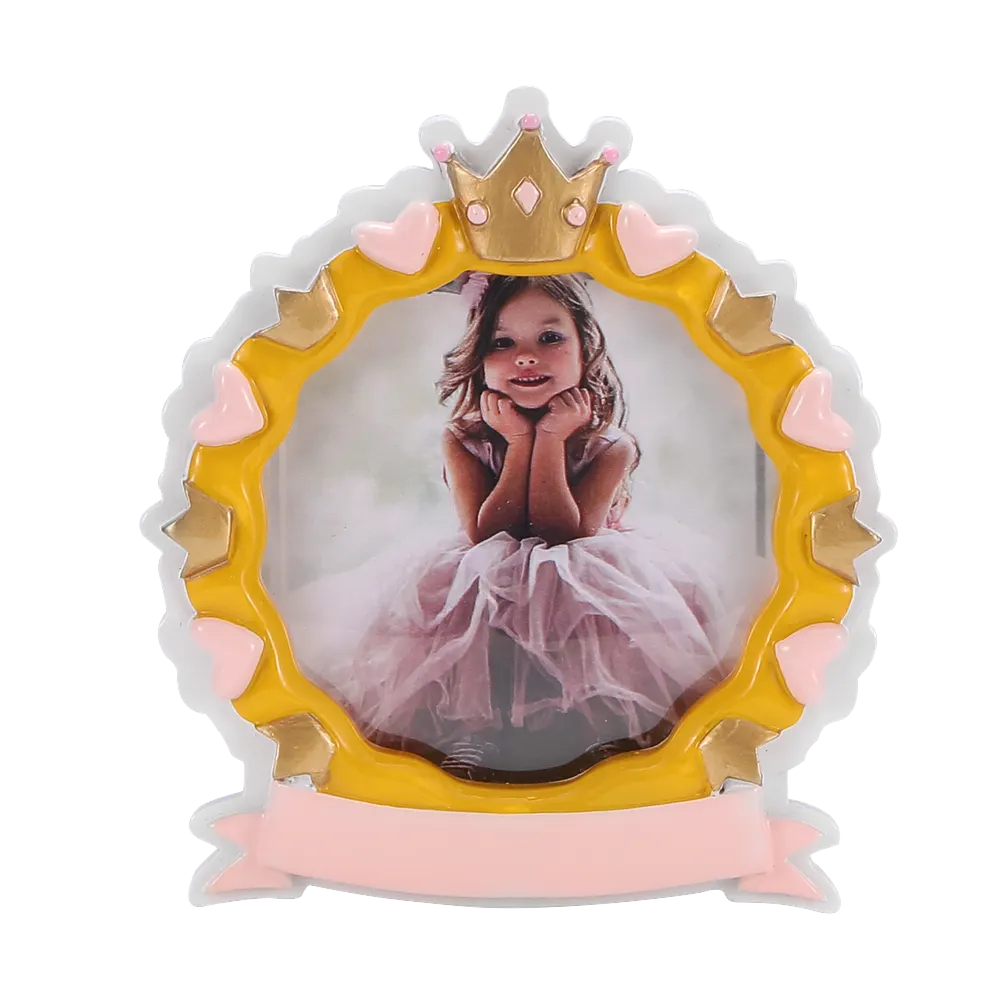 PF2496 - Princess Photo Frame Personalised Christmas Decoration